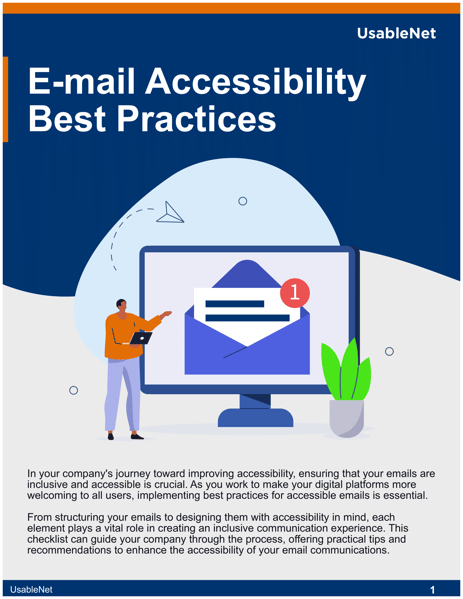 Download our resource on E-mail Accessibility Best Practices