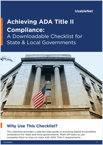 Achieving ADA Title II Compliance for State and Local Governemnts Cover