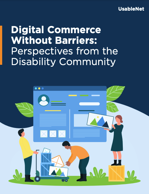 UsableNet Digital Commerce Without Barriers cover