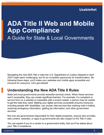 ADA Title II