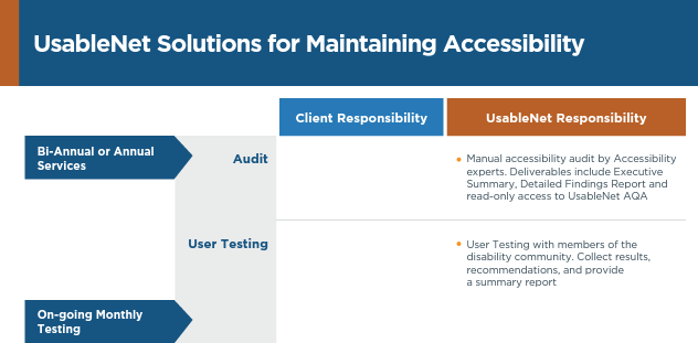 UsableNet Maintaining Accessibility