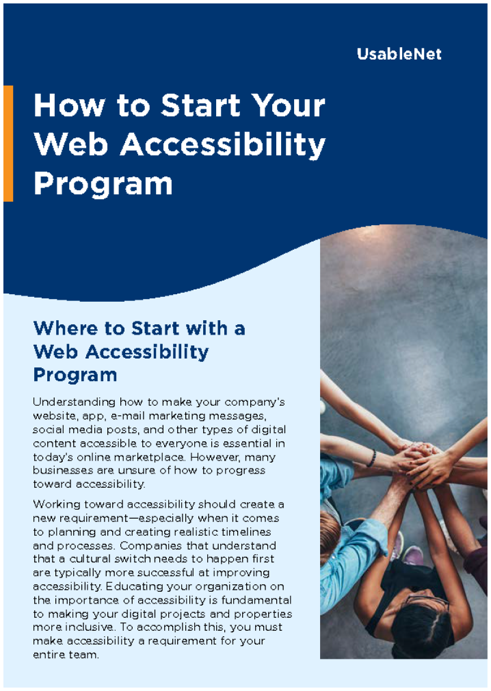 Web Accessibility Program - ABM Cover